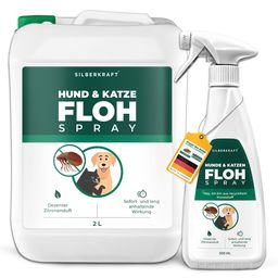 SILBERKRAFT Flohspray Hunde und Katzen