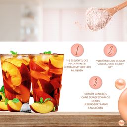 marble® Collagen Pulver Peach Hibiscus
