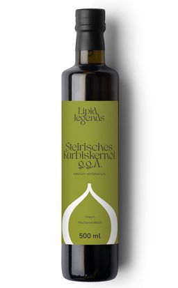 LIPID LEGENDS Premium Steirisches Kürbiskernöl g.g.A.
