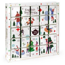 English Tea Shop Adventskalender "White Ornaments" - Weiß - 25 BIO Teepyramiden