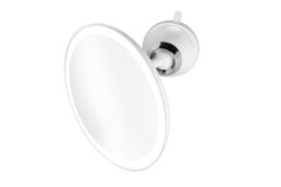 medisana CM 850 Kosmetikspiegel mit LED-Beleuchtung, 5-facher Vergrößerung und Saugfuß