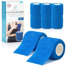 Health Press Haftbandage – Selbstklebender Verband 5 cm x 4,5 m – 8 Rollen