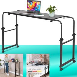 ELONEO Wangentisch auf Rollen, höhenverstellbar 78-120 cm, breitenverstellbar 119-190 cm