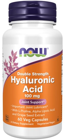 NOW FOODS Hyaluronsäure, doppelte Stärke, 100 mg