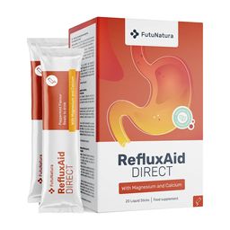 FutuNatura RefluxAid DIRECT - Getränk für Magensäure - Anti-Reflux & gegen Sodbrennen