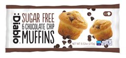 :Diablo Sugar Free 6 Chocolate Chip Muffins