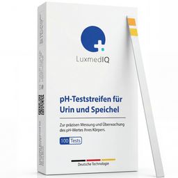 LuxmedIQ Urin & Speichel pH-Teststreifen zur Säure-Basen-Balance