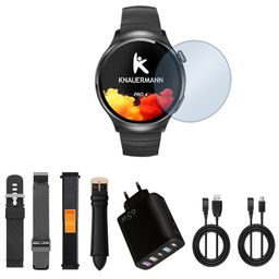 Knauermann PRO 4 (2026) Smartwatch mit Anruf & SOS Funktion