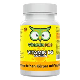 Vitamin D3 Kapseln - hochdosiert mit 30.000 i. E. - Vitamineule®