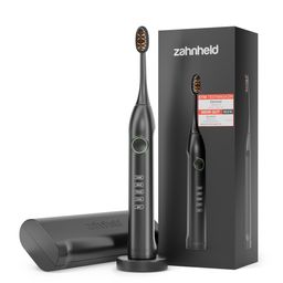 Zahnheld elektrische Schallzahnbürste Gero G3 mit Etui, 5 Putzmodi, lange Akkulaufzeit