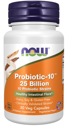 NOW FOODS Probiotic-10™ 25 Milliarden