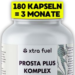 XTRA FUEL Prostata Komplex - Prosta Plus Kapseln mit Sägepalme, Kürbiskern, Brennnessel & Selen