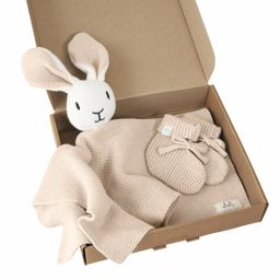 Livella Kuscheltuch (Hase) mit Söckchen aus Bio-Baumwolle