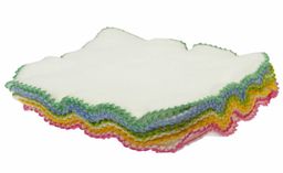 Blümchen Kuschel-Reinigungstücher BUNT Bio-BW 10er-Set