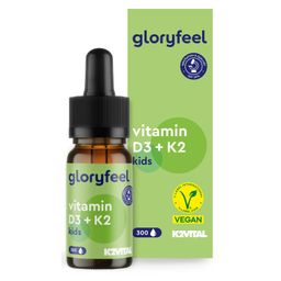 gloryfeel® Vitamin D3 + K2 500 I.E Tropfen Kids