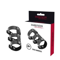 Darkness - Penis- und Hodenring – Verstellbare Druckkontrolle