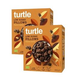 Turtle Knusperkissen mit Erdnussfüllung zuckerarm glutenfrei Duo