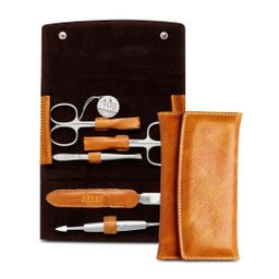 nippes Solingen  Manikür-Etui COGNAC