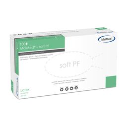 MaiMed soft PF Latex Handschuhe puderfrei 100 Stk. Gr. M
