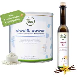 for you Power Eiweiß Pur + MCT Öl Vanille
