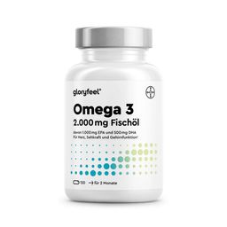 gloryfeel® Omega 3 Fischöl Kapseln