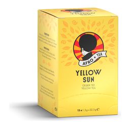AFRO TEA Yellow Sun Gelber Tee - Premium Tee