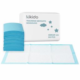 Kikido Einweg-Wickelunterlagen für Neugeborene 40x60