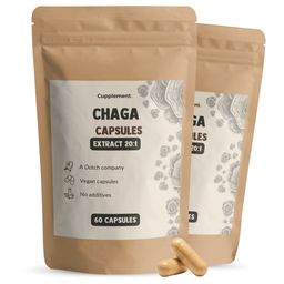 Cupplement® - Chaga Extrakt Kapseln 400 mg Kombipack