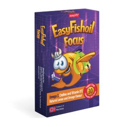EasyFishoil Focus - Omega 3 für Kinder - mit Cholin