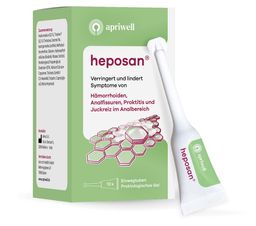 Apriwell Heposan - Verringert und lindert Symptome von Hämorrhoiden und Analfissuren
