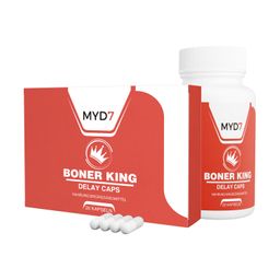 Boner King | keine Chemie | Nahrungsergänzungsmittel | Für Männer | 20 Kapseln | natürlich