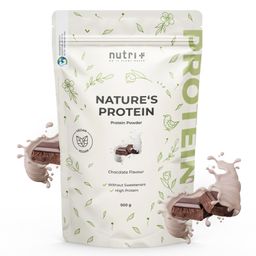 nutri+ Natures Protein Pulver - Eiweißpulver ohne Süßstoff