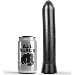 All Black - Dildo mit glatter Oberfläche und flexibler Form