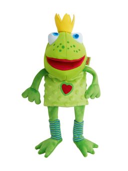 HABA Handpuppe Handpuppe Froschkönig, 26 cm