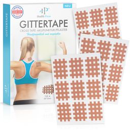 Health Press Gittertape Typ A – Crosstape & Gitterpflaster zur Behandlung von Schmerzpunkten