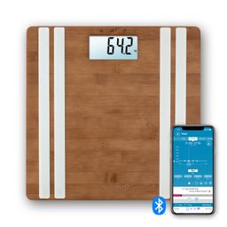 medisana BS 552 connect mit App Bambus Körperanalysewaage 180 kg Personenwaage