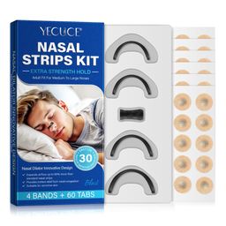 P-Beauty Nasenpflaster Magnetische Nasenstrip für Schnarchreduzierung
