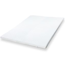The White Stone Topper aus viskoelastischem Schaum 90 x 200 cm | Matratzenauflage 6 cm