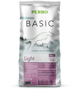 PERRO Basic Light - Trockenfutter für übergewichtige Hunde