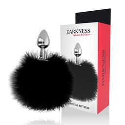 Darkness - Analplug mit Fellschwanz für Stimulation