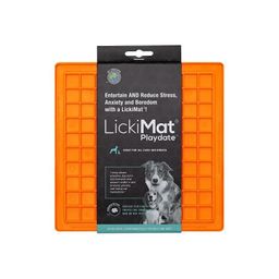Playdate Schleckmatte Orange - Größe S - LickiMat