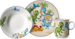 R&B Kindergeschirr Dino 3tlg