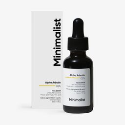 Minimalist Alpha Arbutin 2% Serum, Reduziert Pigmentflecken - Aknenarben