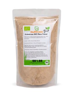 buXtrade Bio Maca schwarz