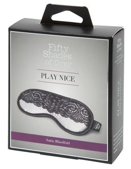 Fifty Shades of Grey - Play Nice - Satin Augenmaske