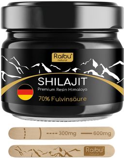 Shilajit Mumijo Himalaya – Laborgeprüft in Deutschland, Qualitätszertifikat – RAIBU