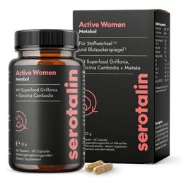 serotalin Active Women Metabol | Stoffwechsel¹² & Energie³ | Garcinia Cambogia & Grünem Kaffee