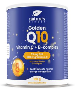 Nature's Finest Golden Q10 mit Vitamin C und B-Komplex