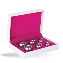 Lovelyness - Liebeskugeln aus Metall im 3er Set