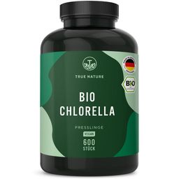 Bio Chlorella Presslinge hochdosiert - 6.000mg Bio Algen - 600 Presslinge vegan - TRUE NATURE®